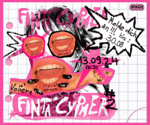Radio 3Fach FINTA* Cypher #2, 13. September 2024, 18.30 Uhr – Melde dich an bis 30. August.