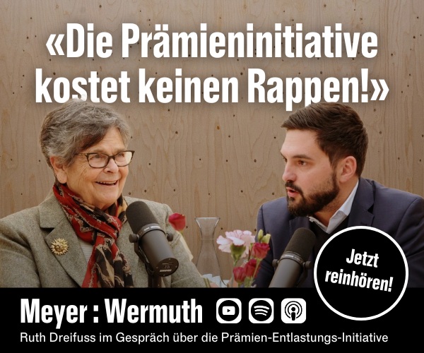 Video-Podcast «Meyer:Wermuth» #73 – Prämieninitiative: Ruth Dreifuss im Gespräch