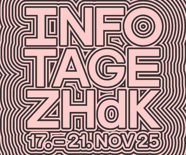 Banner Infotage ZHDK 