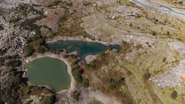 Luftaufnahme des Vorfelds vom Unteraargletschers