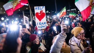 Demonstration von Iraner:innen in Zürich am 13.&nbsp;Januar