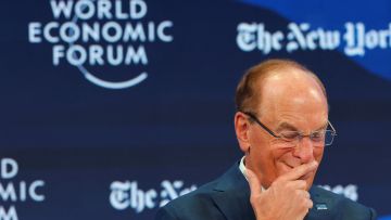 Wef-Chef Larry Fink an einer Wef-Veranstaltung