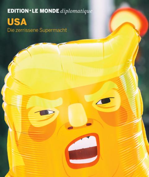 Heft-Cover der Edition Le Monde Diplomatique No. 35: USA