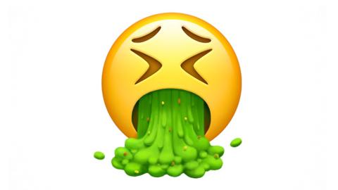 Emoji welches erbricht