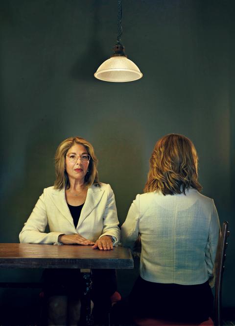 Fotoinszenierung: Naomi Klein und ein unheimliches Double