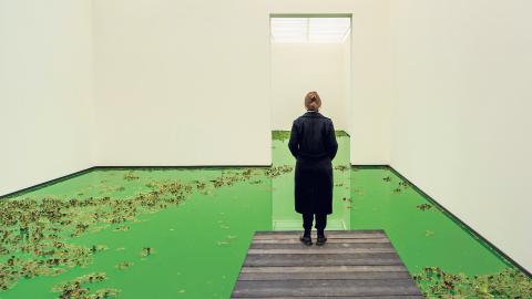 die Installation «Life» von Olafur Eliasson 2021 in der Fondation Beyeler
