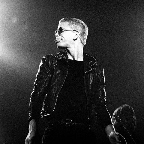Lou Reed auf der Bühne in Amsterdam, 1973