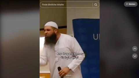Salafismus-Influencer Mohamed Hoblos in einem Tiktok-Video