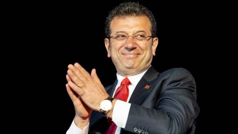Ekrem Imamoğlu (CHP), wiedergewählter Bürgermeister von Istanbul