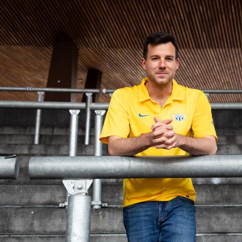 Luca Maggi im Stadion Letzigrund