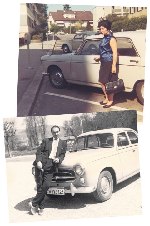 2 Fotos aus den sechziger Jahren: Mutter Geronima Bengoechea und Vater Manuel Bengoechea