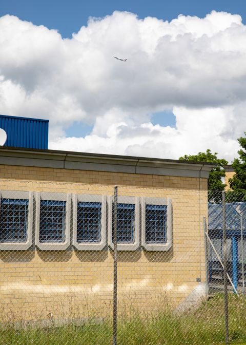 Vor der Anstaltsküche in der JVA Pöschwies