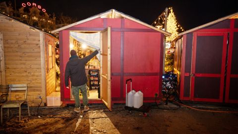 Weihnachtsdorf auf dem Zürcher Sechseläutenplatz