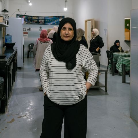 Mariam Al-Shaar im Café Soufra