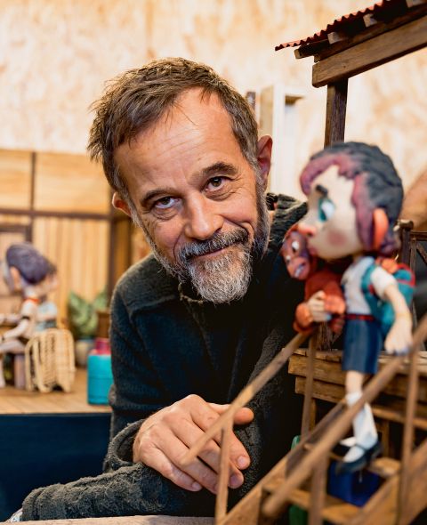 Claude Barras mit einer Stopmotion-Animation-Figur