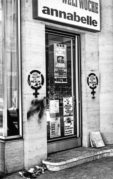 Graffiti am Zürcher Talacker im April 1977