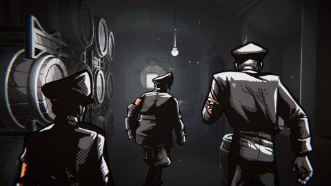 Screenshot aus dem Computerspiel «The Darkest Files»: SS-Männer