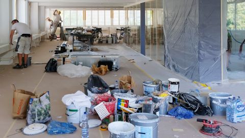 Maler von Dängeli und Partner bei der Arbeit
