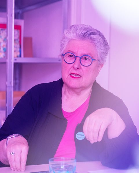 Zita Küng beim Interview