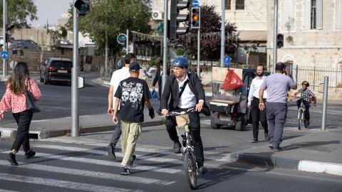 Strassenszene im Musrara-Quartier in Jerusalem