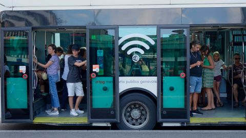 Bus der TPG (Transports publics genevois)