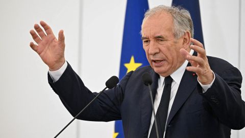 Premierminister François Bayrou am 26. August bei einer Rede vor der Gewerkschaft CFDT