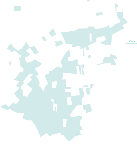 Umrisse der belgischen Gebiete im Dorf Baarle