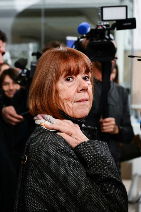 Gisèle Pelicot beim ersten Prozess Ende November 2024