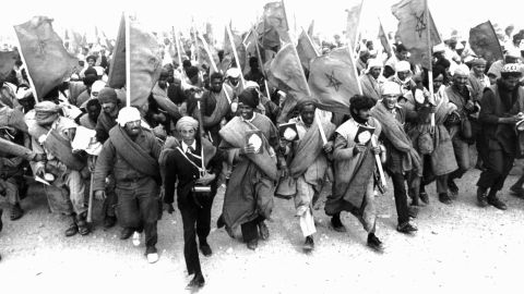 Der «Grüne Marsch» im November 1975