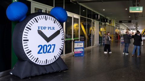 Ein aufblasbarer FDP-Wecker
