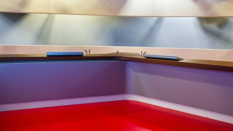 leeres Sendestudio bei der SRG