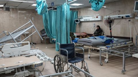 eine Patientin im Al-Aksa-Spital im August 2024