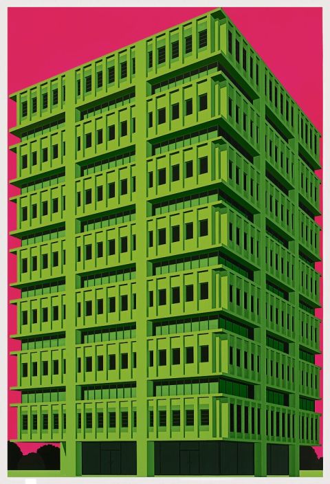 Daniel Rich, Durham, N. C. 1965, 2021, Acryl auf Dibond, 48,3 × 36,2 cm