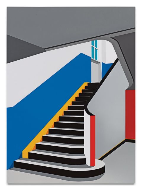 Daniel Rich, Hindenburg Haus, 2023, Acryl auf Dibond, 84 × 61 cm