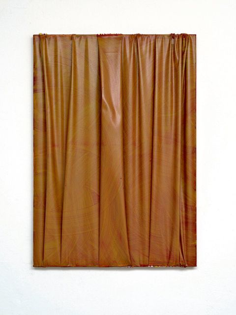 Franziska Reinbothe, ohne Titel, 2024, Acryl auf Baumwolle, 100 × 70 × 6 cm