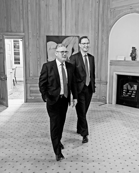 Keir Starmer und sein neuer Chefberater Darren Jones