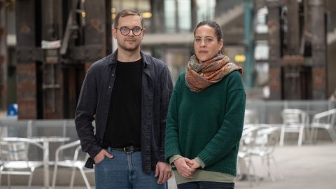 Portraitfoto von Leila al-Shami und Oleksandr Kyselov