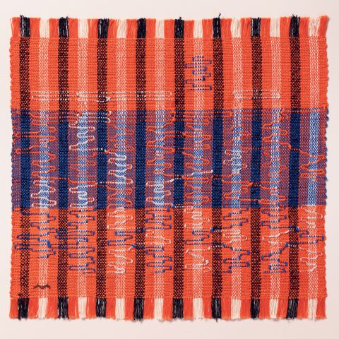 gewebtes Kunstwerk «Intersecting» von Anni Albers