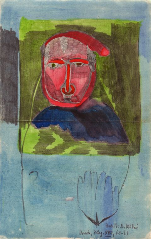 Zeichnung «Porträt: Die Mutter» von Julius Süss