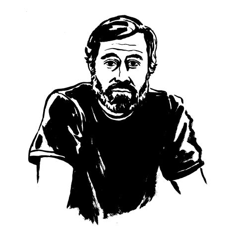 Illustration: Portrait von Mark Bray