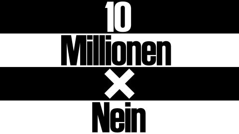 Grafik «10 Millionen × Nein»