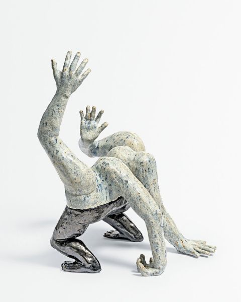 Marion Verboom, Eurythmie, 2023, Keramik, 31 × 35 × 46 cm