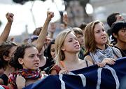 Protest in Rom gegen Kürzungen im Bildungsbereich