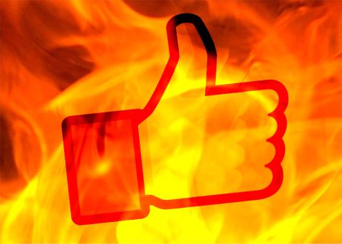 Symbolbild: Facebook-Like-Symbol