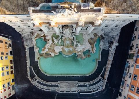 Fontana di Trevi in Rom