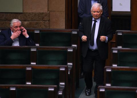 Die zwei polnischen Politiker