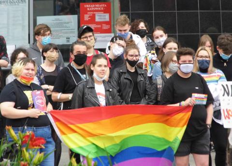 Demonstration gegen die LGBTIQ*-feindliche «Familiencharta» am 21. Juni in Kattowitz