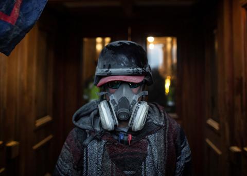 Trump-Anhänger in den Gängen des Kapitols, Washington D. C., 6. Januar