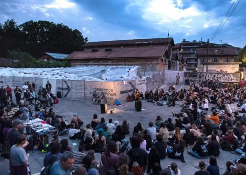 Protestlesung am 2. Juni nach dem Abriss des «Molino»