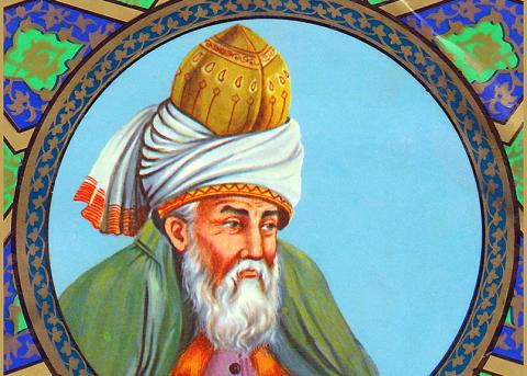 Bild des Sufidichter Rumi